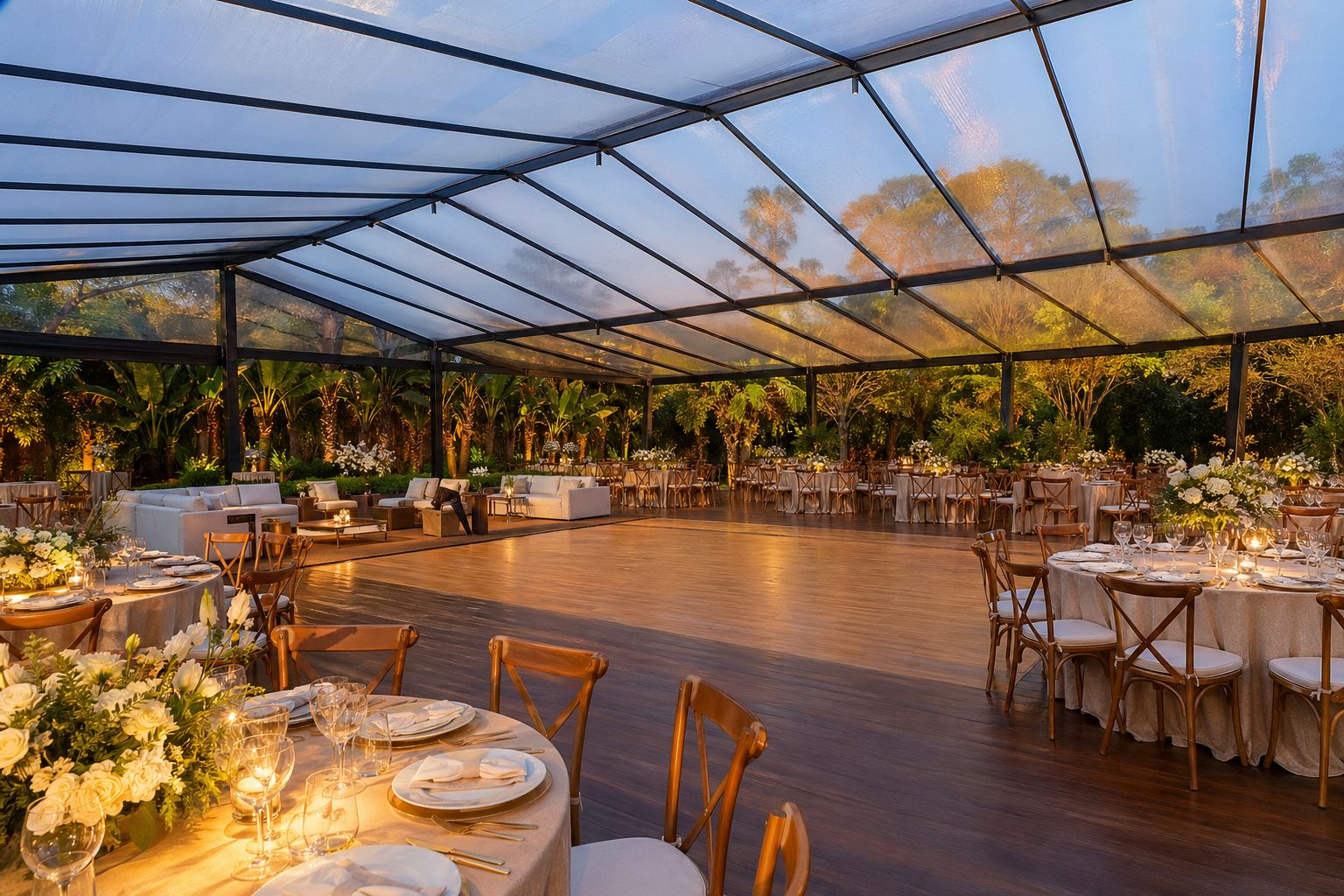 Otimização de área útil: quantos convidados a mais cabem cobrindo a piscina?